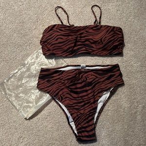 Tiger stripe bikini